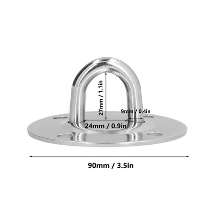Yoga Hammock Hook Stainless Steel Swing Hook Punch Bag Ceiling Hook with Expansion Bolt for Gym V1294-YM0523-3114210131211