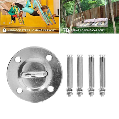 Yoga Hammock Hook Stainless Steel Swing Hook Punch Bag Ceiling Hook with Expansion Bolt for Gym V1294-YM0523-3114210131211