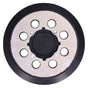 5in Polisher Backing Plate 8-Hole Black Aluminum Alloy for Electric Sander Finishing Buffing V1294-YM0523-3114210132511