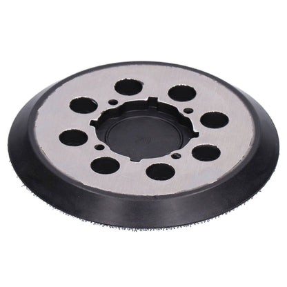 5in Polisher Backing Plate 8-Hole Black Aluminum Alloy for Electric Sander Finishing Buffing V1294-YM0523-3114210132511
