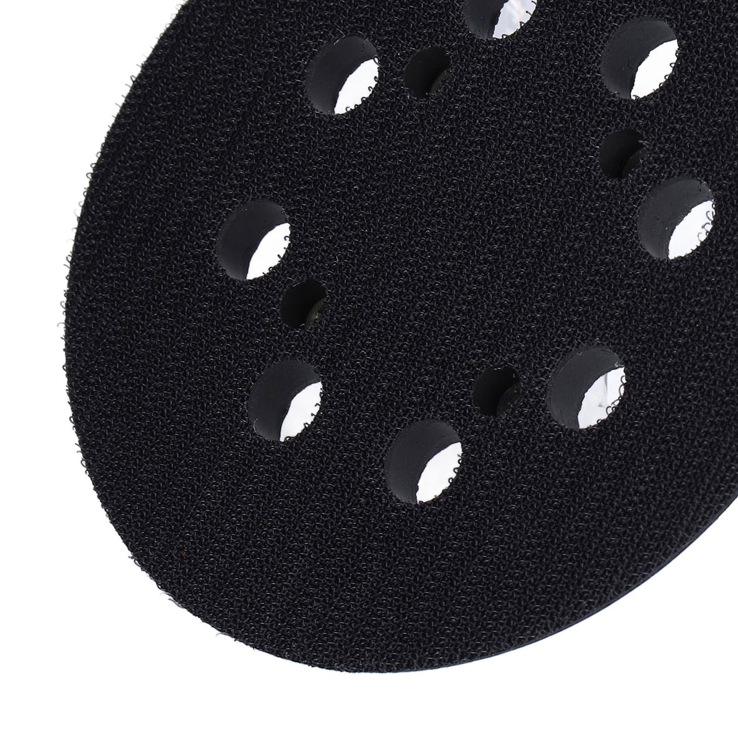 5in Polisher Backing Plate 8-Hole Black Aluminum Alloy for Electric Sander Finishing Buffing V1294-YM0523-3114210132511