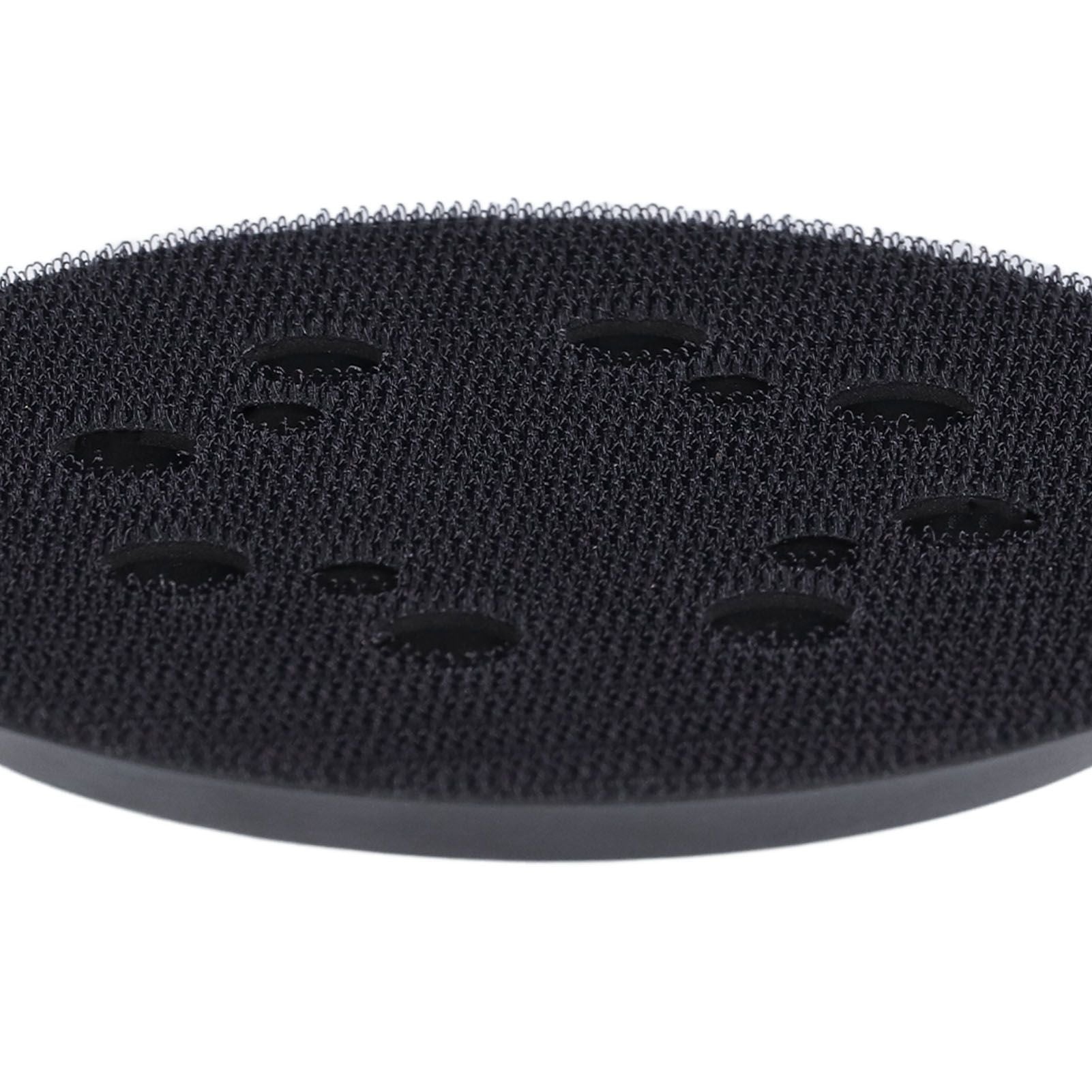 5in Polisher Backing Plate 8-Hole Black Aluminum Alloy for Electric Sander Finishing Buffing V1294-YM0523-3114210132511
