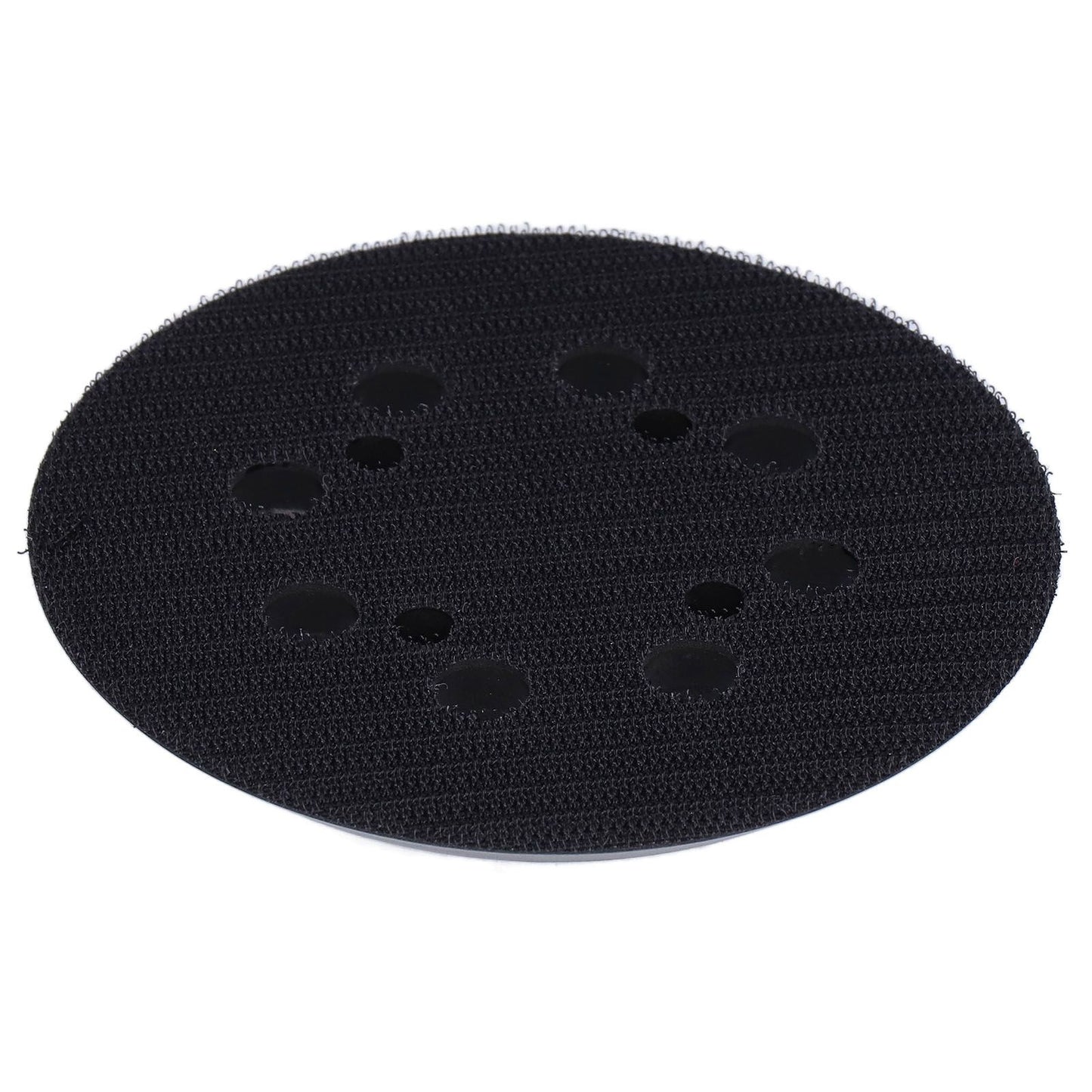 5in Polisher Backing Plate 8-Hole Black Aluminum Alloy for Electric Sander Finishing Buffing V1294-YM0523-3114210132511