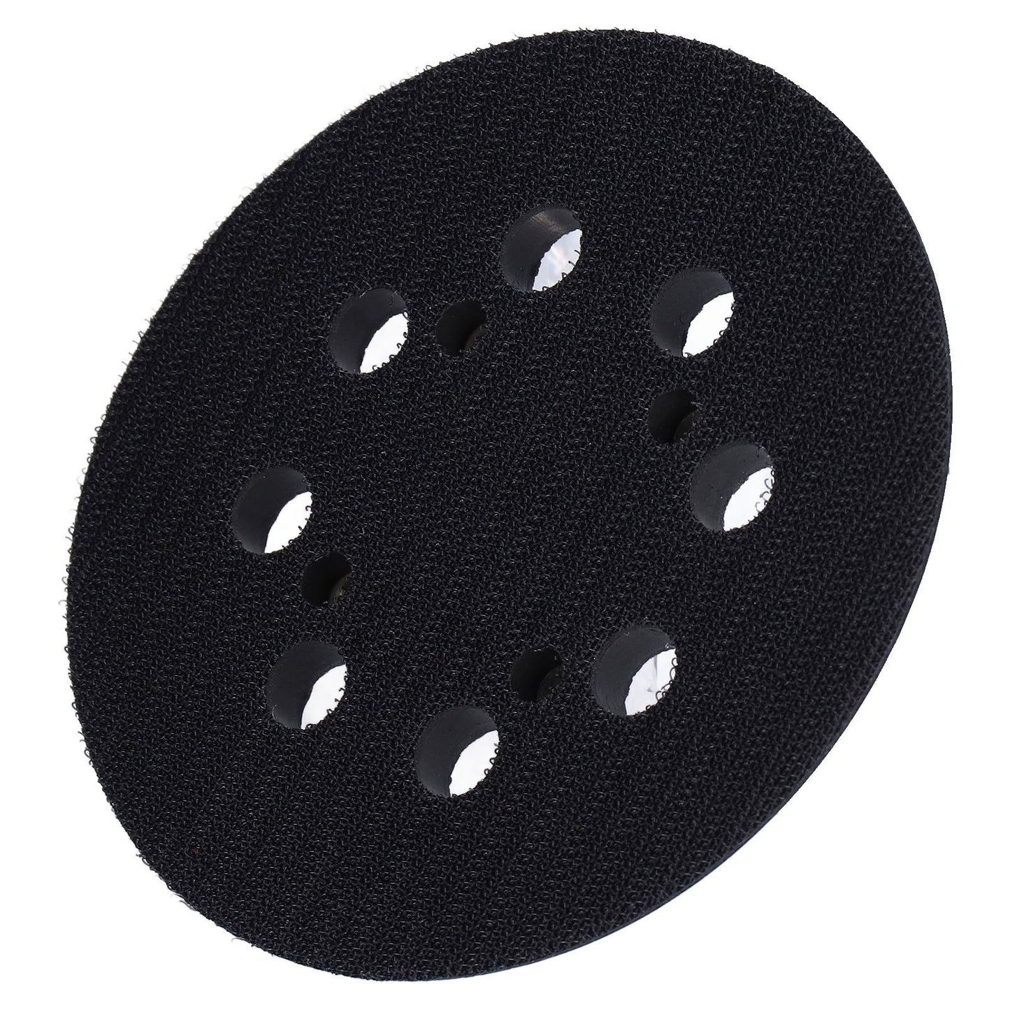 5in Polisher Backing Plate 8-Hole Black Aluminum Alloy for Electric Sander Finishing Buffing V1294-YM0523-3114210132511