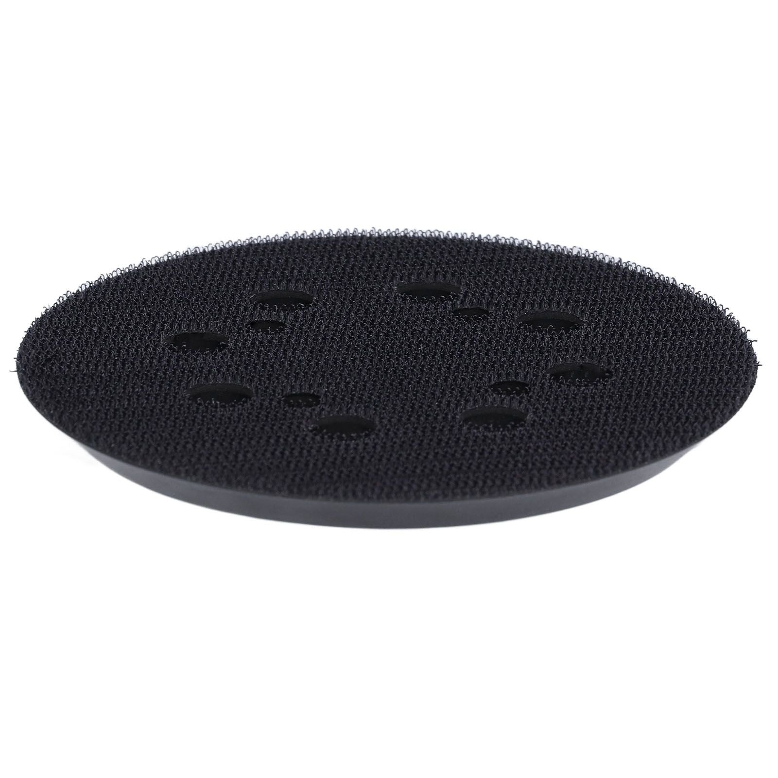 5in Polisher Backing Plate 8-Hole Black Aluminum Alloy for Electric Sander Finishing Buffing V1294-YM0523-3114210132511