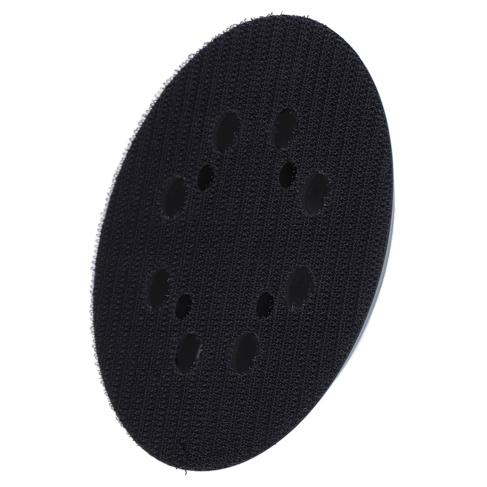 5in Polisher Backing Plate 8-Hole Black Aluminum Alloy for Electric Sander Finishing Buffing V1294-YM0523-3114210132511