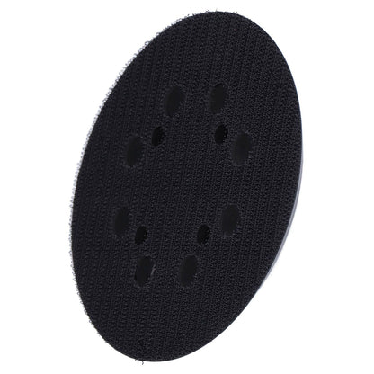 5in Polisher Backing Plate 8-Hole Black Aluminum Alloy for Electric Sander Finishing Buffing V1294-YM0523-3114210132511