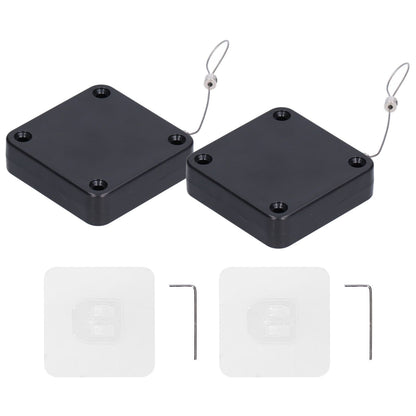2Pcs Automatic Door Closer Punch Free Multifunctional 800G Pull Strong Tensile Force Wear Resistance Sensor V1294-YM0523-3114210132611