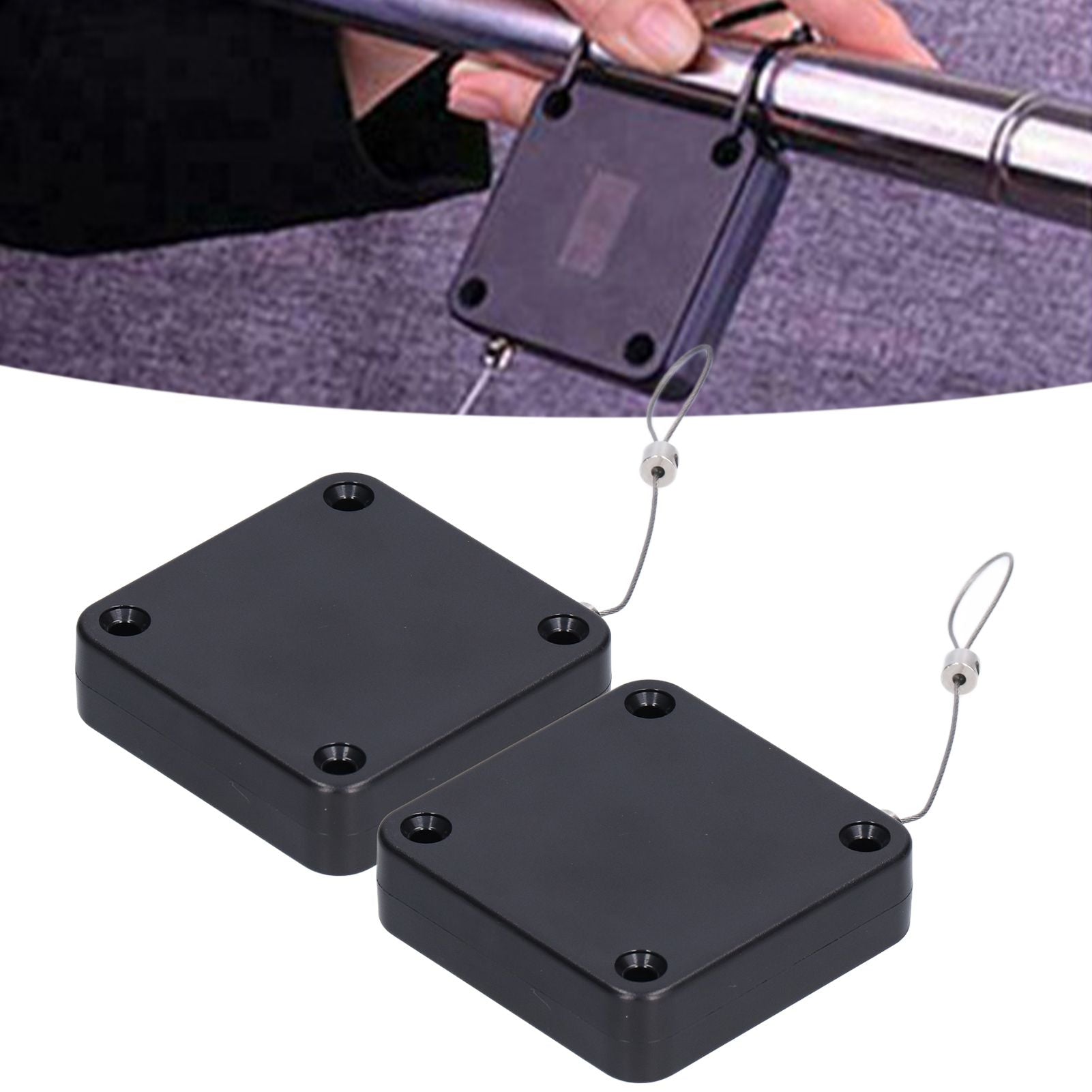 2Pcs Automatic Door Closer Punch Free Multifunctional 800G Pull Strong Tensile Force Wear Resistance Sensor V1294-YM0523-3114210132611