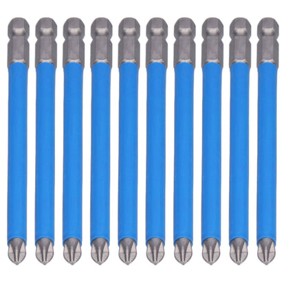 10Pcs Batch Heads Impact Resistant Electric Magnetic Drill Screwdriver Bit Kit Repair Tools V1294-YM0523-3114210132811