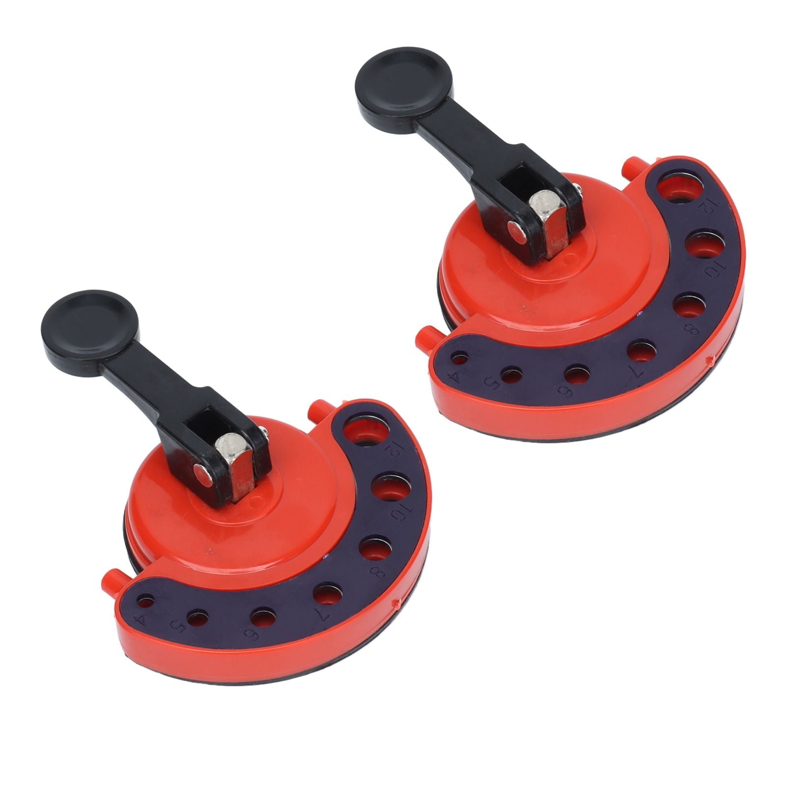 2Pcs Hole Saw Guide Adjustable Multifunctional Easy Operation Premium ABS Rubber Tile Glass Hole Saw Bit Guide V1294-YM0523-3114210133011