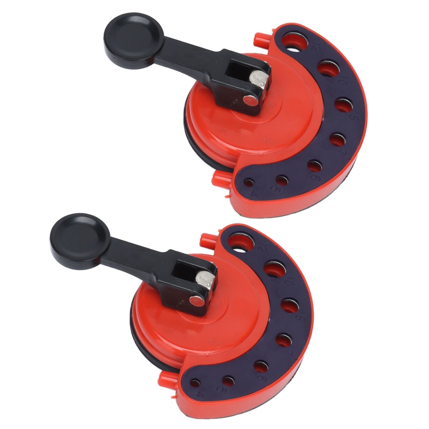 2Pcs Hole Saw Guide Adjustable Multifunctional Easy Operation Premium ABS Rubber Tile Glass Hole Saw Bit Guide V1294-YM0523-3114210133011