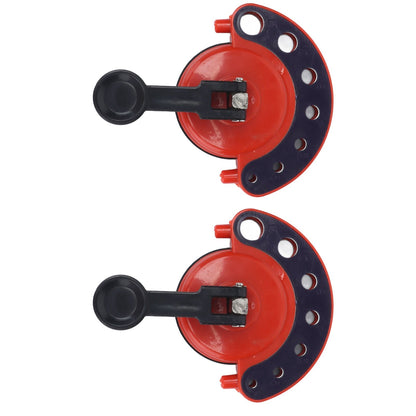 2Pcs Hole Saw Guide Adjustable Multifunctional Easy Operation Premium ABS Rubber Tile Glass Hole Saw Bit Guide V1294-YM0523-3114210133011