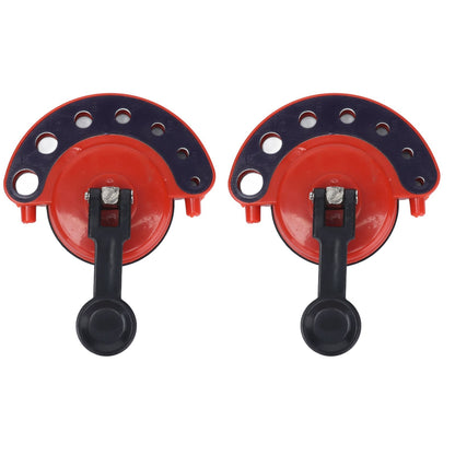 2Pcs Hole Saw Guide Adjustable Multifunctional Easy Operation Premium ABS Rubber Tile Glass Hole Saw Bit Guide V1294-YM0523-3114210133011