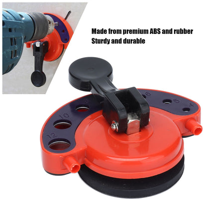 2Pcs Hole Saw Guide Adjustable Multifunctional Easy Operation Premium ABS Rubber Tile Glass Hole Saw Bit Guide V1294-YM0523-3114210133011