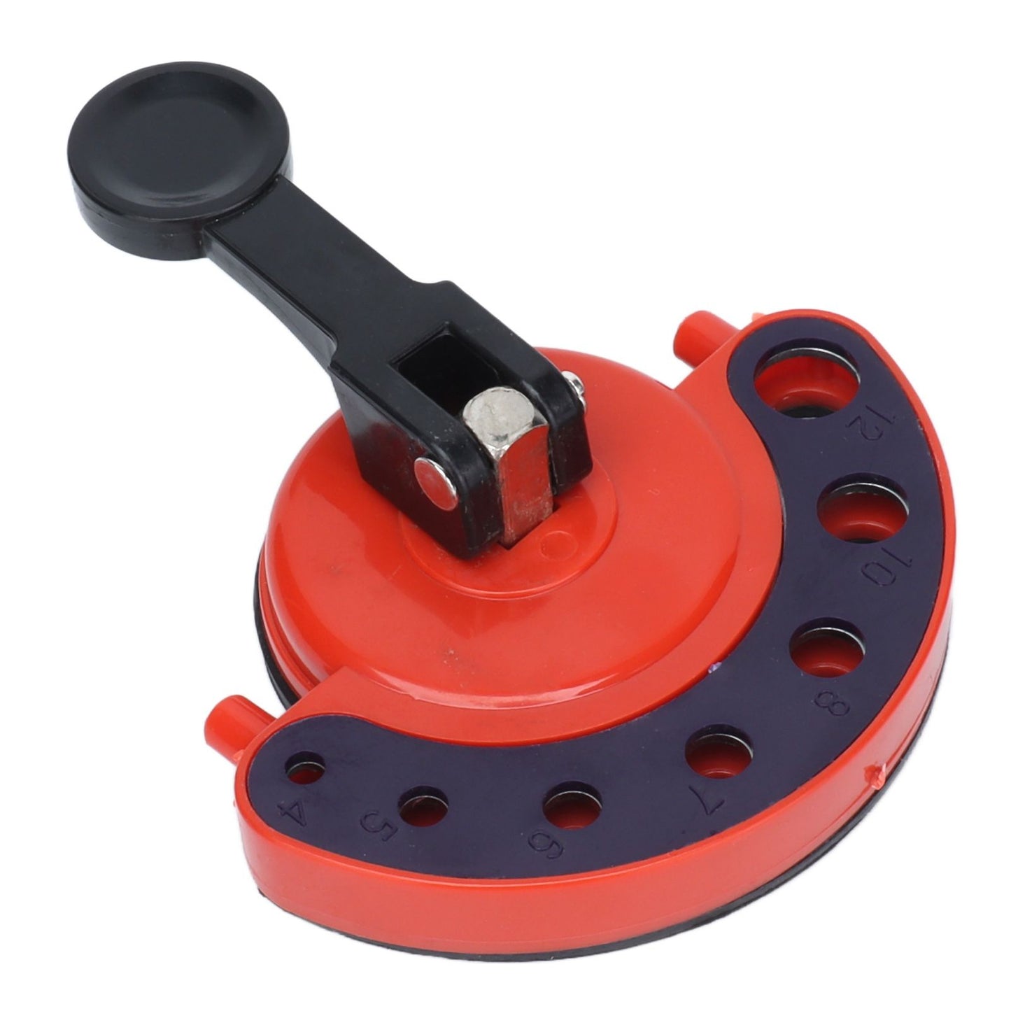 2Pcs Hole Saw Guide Adjustable Multifunctional Easy Operation Premium ABS Rubber Tile Glass Hole Saw Bit Guide V1294-YM0523-3114210133011