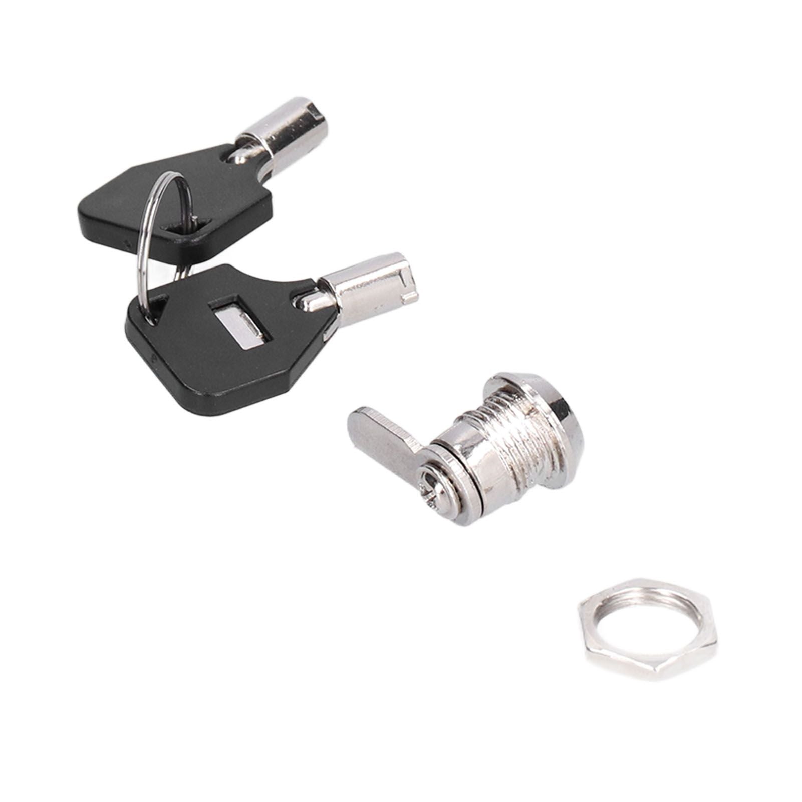 File Cabinet Locks Furniture Cam Locks Security Lock with Keys for Vending Machines Computers Closet Doors V1294-YM0523-3114210133711