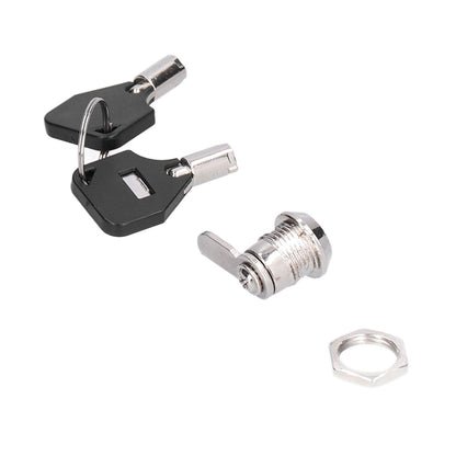 File Cabinet Locks Furniture Cam Locks Security Lock with Keys for Vending Machines Computers Closet Doors V1294-YM0523-3114210133711