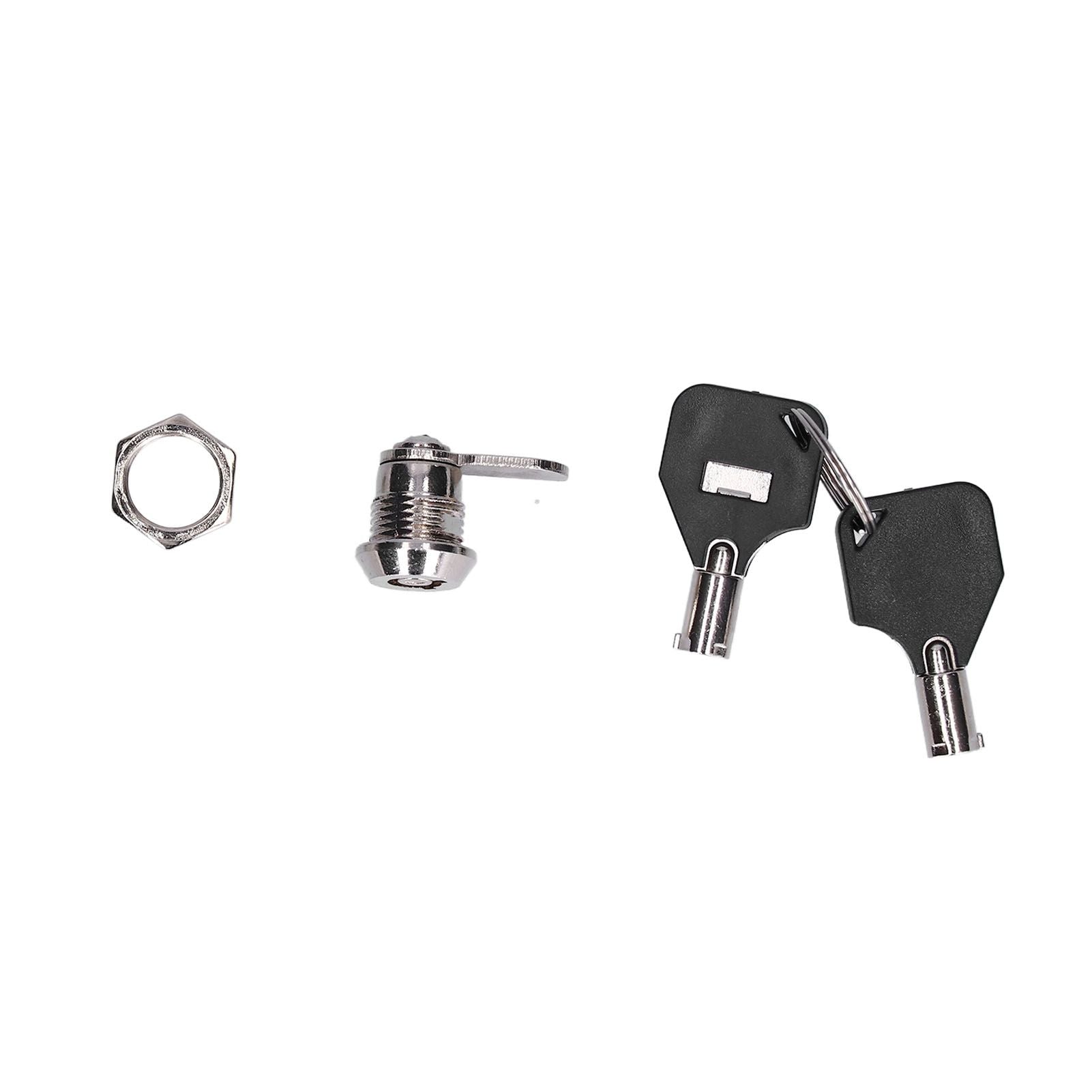 File Cabinet Locks Furniture Cam Locks Security Lock with Keys for Vending Machines Computers Closet Doors V1294-YM0523-3114210133711