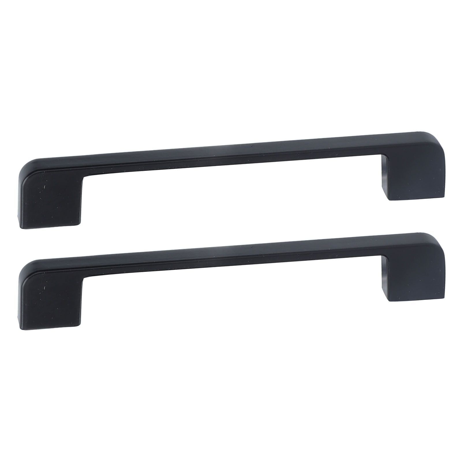 2pcs Cabinet Pulls Black Zinc Alloy Kitchen Drawer Handles with Screws for Drawer Wardrobe Cupboard Door V1294-YM0523-3114210134111