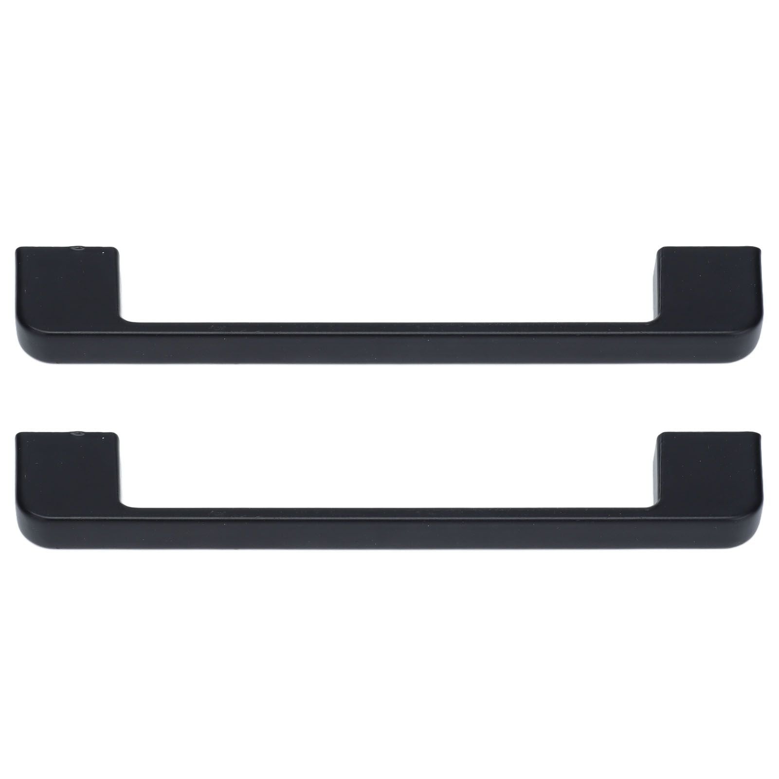 2pcs Cabinet Pulls Black Zinc Alloy Kitchen Drawer Handles with Screws for Drawer Wardrobe Cupboard Door V1294-YM0523-3114210134111