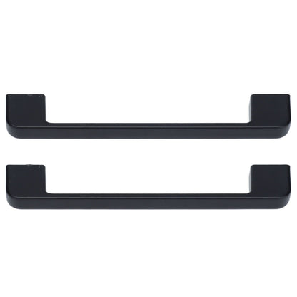 2pcs Cabinet Pulls Black Zinc Alloy Kitchen Drawer Handles with Screws for Drawer Wardrobe Cupboard Door V1294-YM0523-3114210134111