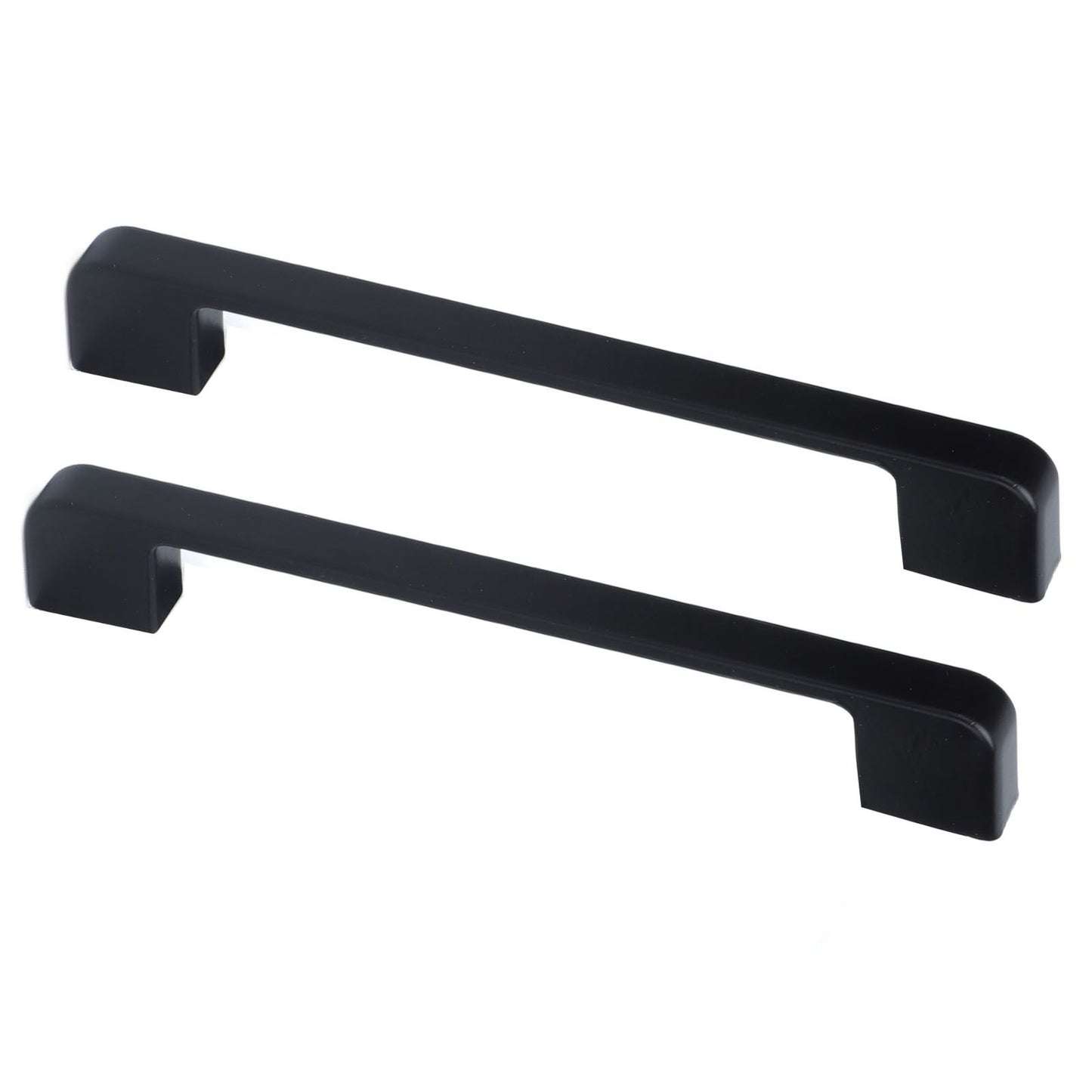 2pcs Cabinet Pulls Black Zinc Alloy Kitchen Drawer Handles with Screws for Drawer Wardrobe Cupboard Door V1294-YM0523-3114210134111