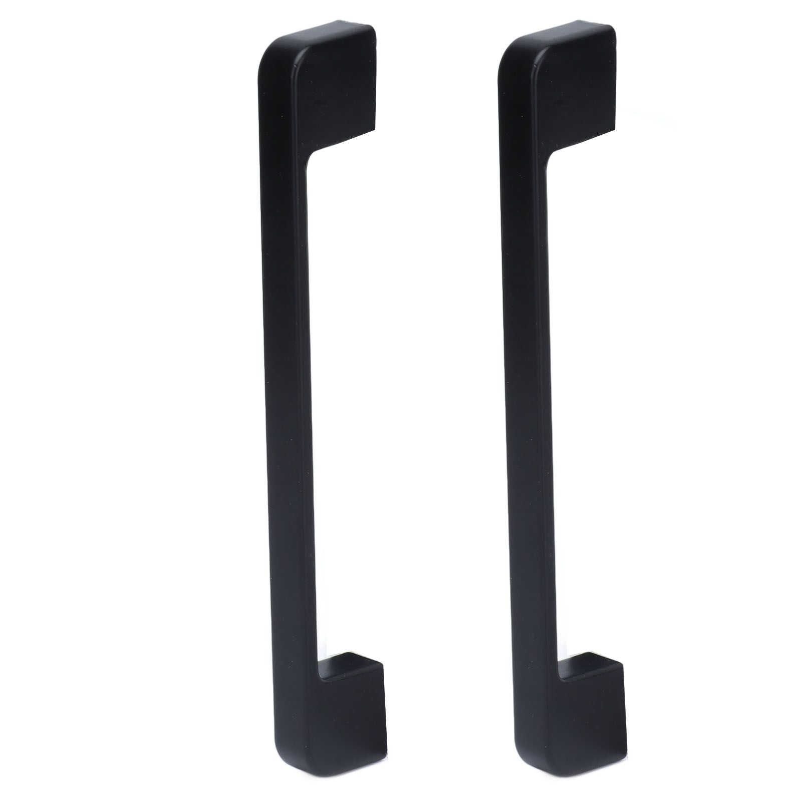 2pcs Cabinet Pulls Black Zinc Alloy Kitchen Drawer Handles with Screws for Drawer Wardrobe Cupboard Door V1294-YM0523-3114210134111