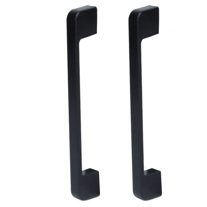 2pcs Cabinet Pulls Black Zinc Alloy Kitchen Drawer Handles with Screws for Drawer Wardrobe Cupboard Door V1294-YM0523-3114210134111