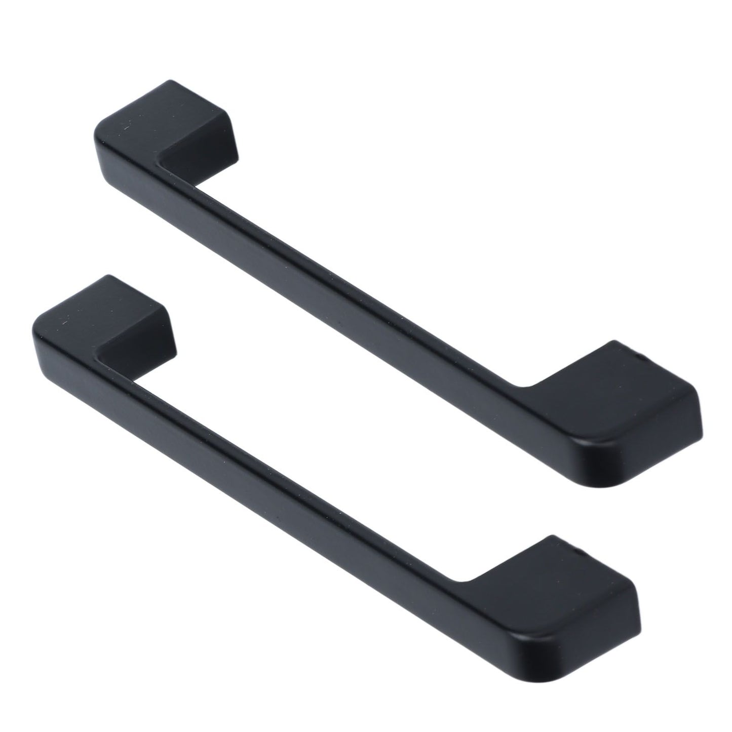 2pcs Cabinet Pulls Black Zinc Alloy Kitchen Drawer Handles with Screws for Drawer Wardrobe Cupboard Door V1294-YM0523-3114210134111