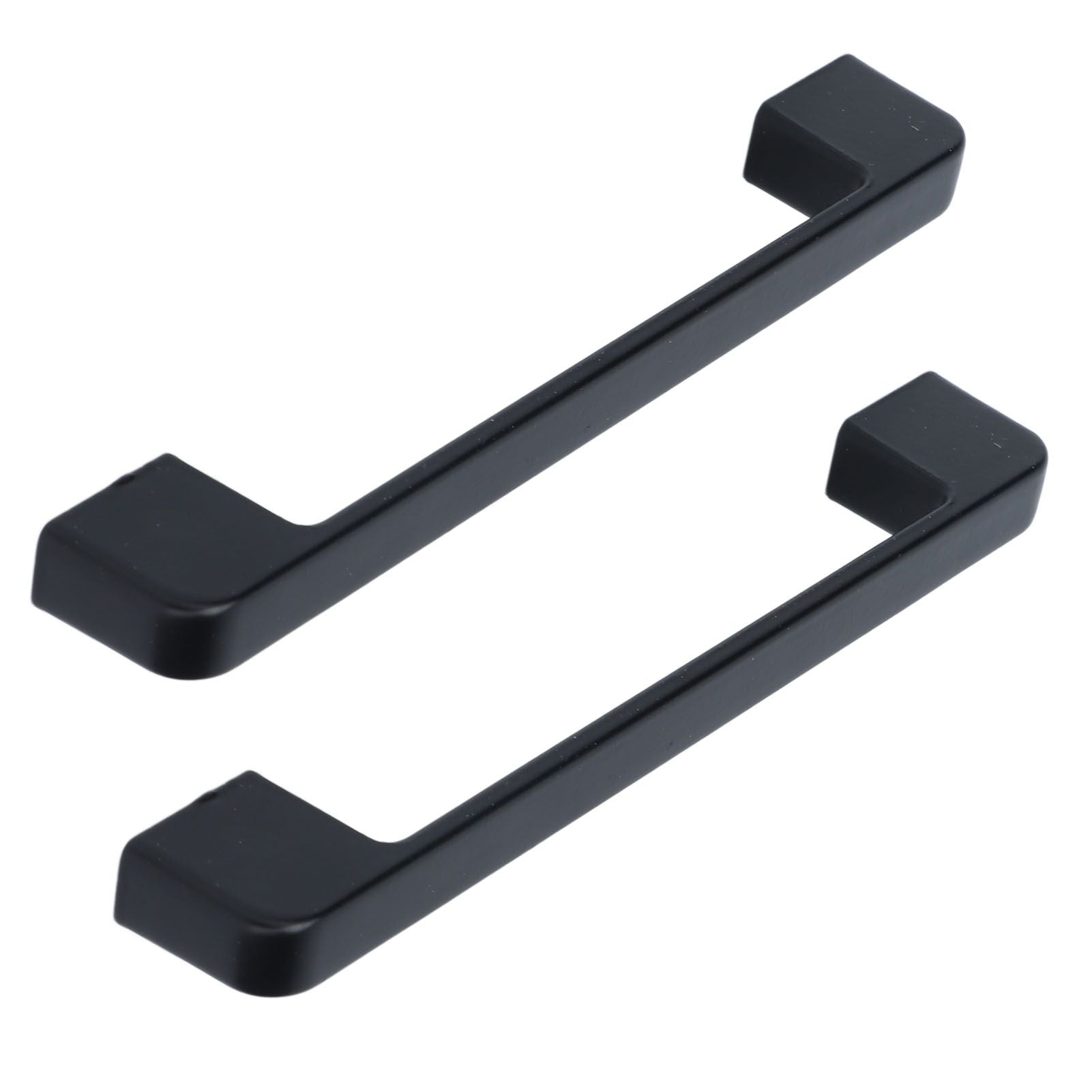 2pcs Cabinet Pulls Black Zinc Alloy Kitchen Drawer Handles with Screws for Drawer Wardrobe Cupboard Door V1294-YM0523-3114210134111