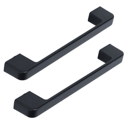 2pcs Cabinet Pulls Black Zinc Alloy Kitchen Drawer Handles with Screws for Drawer Wardrobe Cupboard Door V1294-YM0523-3114210134111