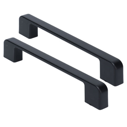 2pcs Cabinet Pulls Black Zinc Alloy Kitchen Drawer Handles with Screws for Drawer Wardrobe Cupboard Door V1294-YM0523-3114210134111