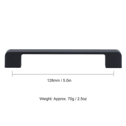 2pcs Cabinet Pulls Black Zinc Alloy Kitchen Drawer Handles with Screws for Drawer Wardrobe Cupboard Door V1294-YM0523-3114210134111