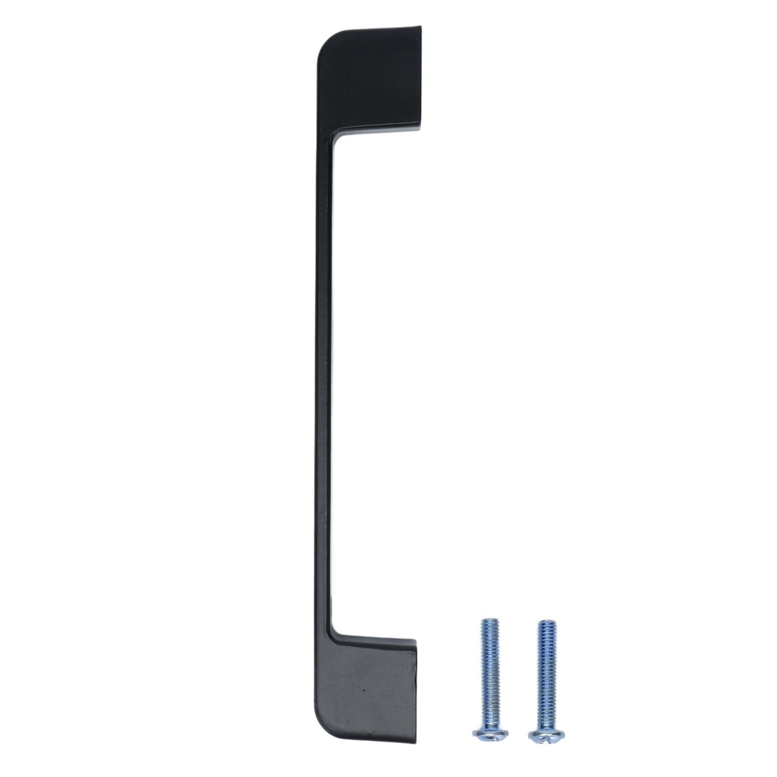 2pcs Cabinet Pulls Black Zinc Alloy Kitchen Drawer Handles with Screws for Drawer Wardrobe Cupboard Door V1294-YM0523-3114210134111