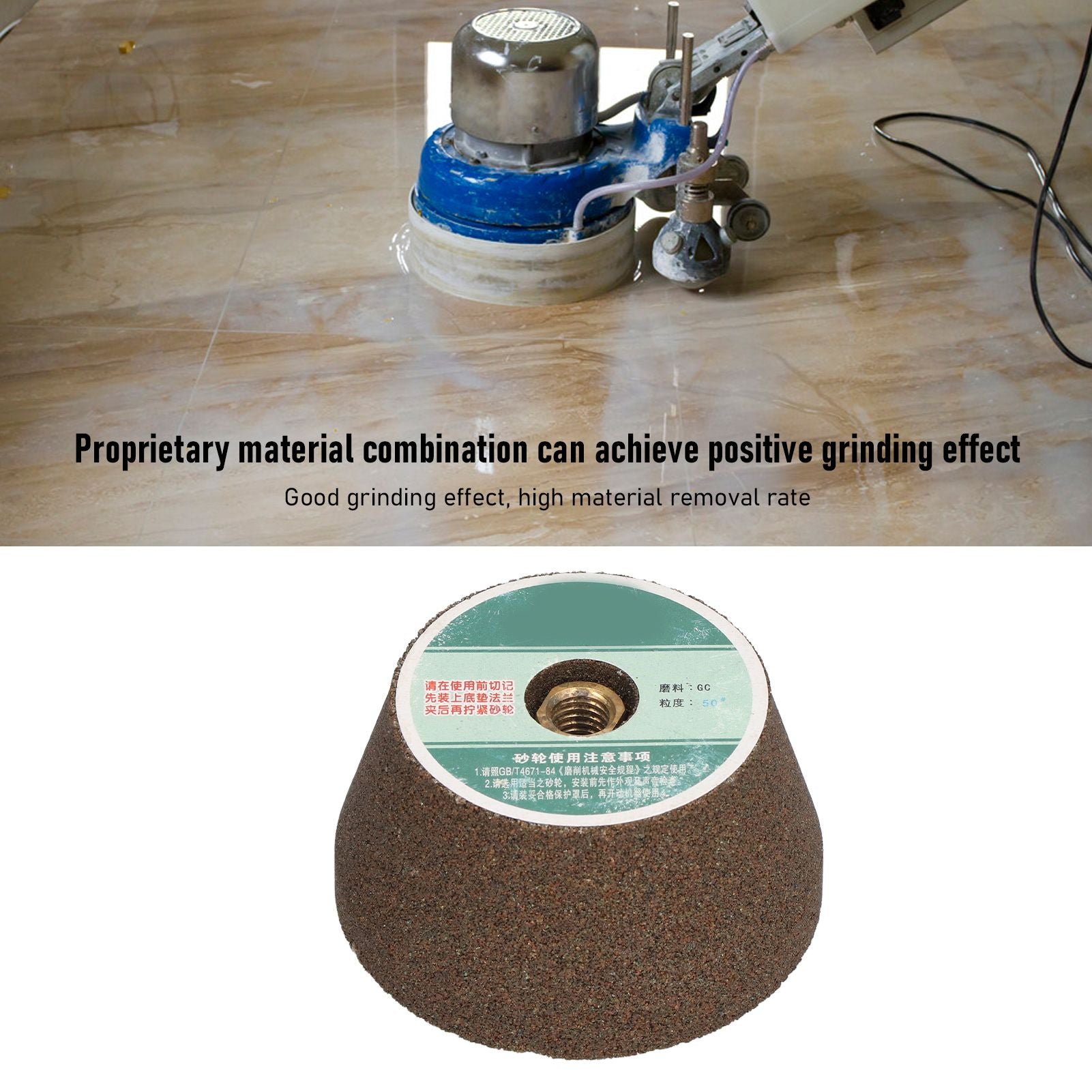 Grinding Wheel Strong Stability Good Grinding Effect High Removal Rate Angle Grinder Grinding Head for V1294-YM0523-3114210134411