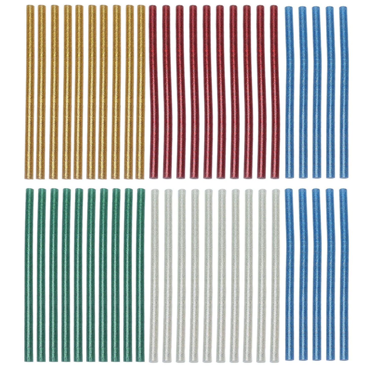 50pcs Full Colour Hot Glue Stick Easy Operation Fast Adhesion Clear Hot Glue Stick 7x140mm V1294-YM0523-3114210134811