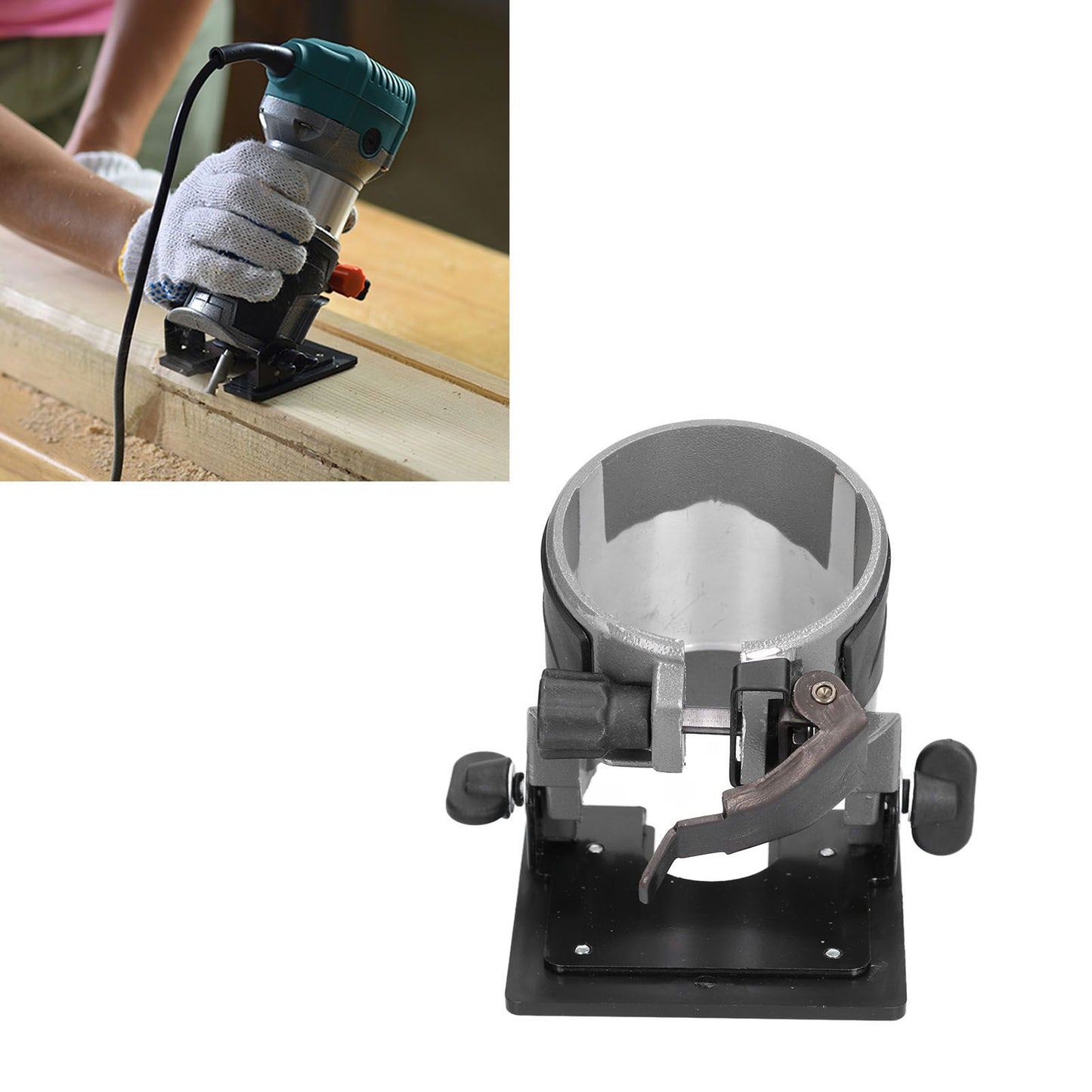 Aluminum Alloy Tiltable Multi Angle Base Stitching Trimming Slotting Stitching Machine Base Tool V1294-YM0523-3114210136011