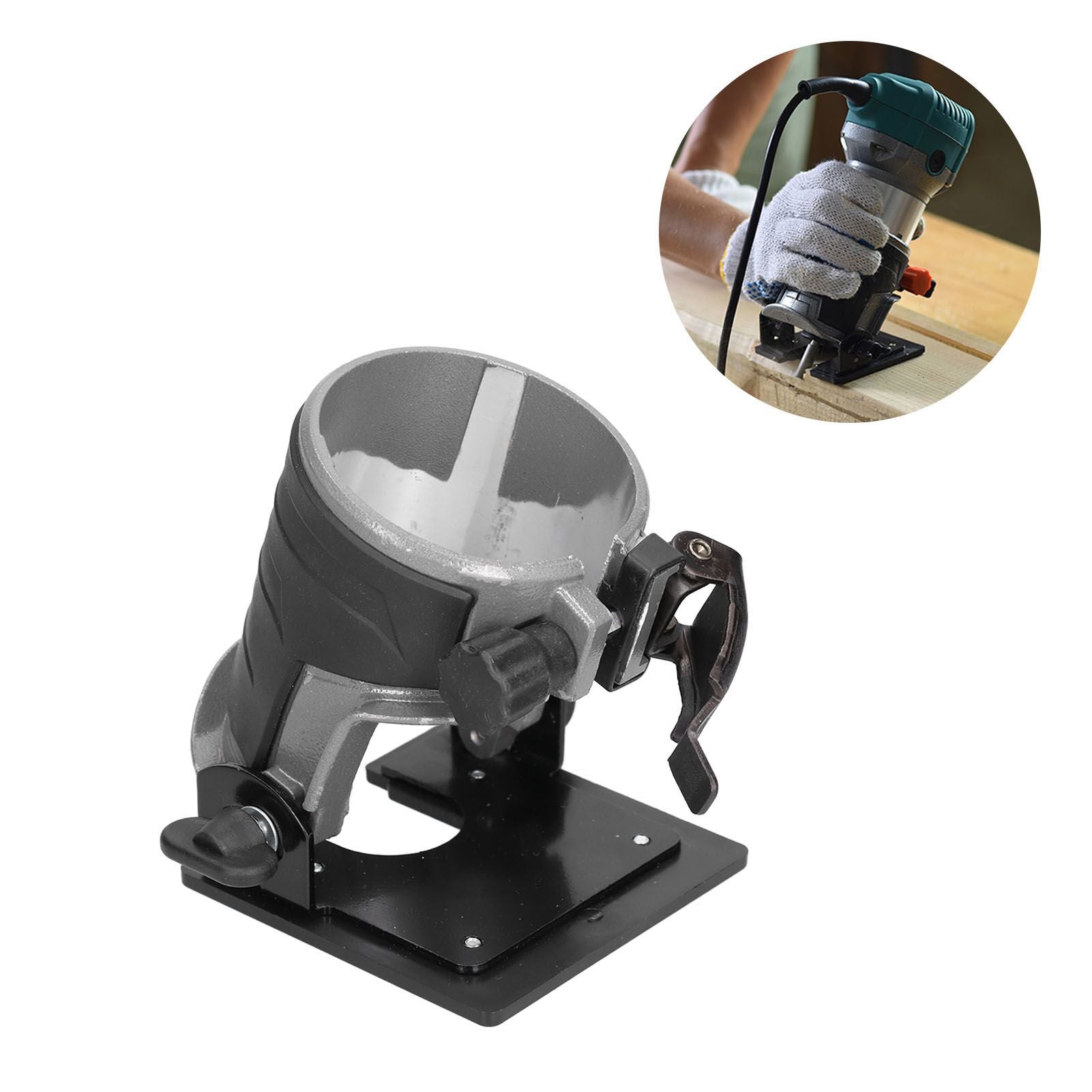 Aluminum Alloy Tiltable Multi Angle Base Stitching Trimming Slotting Stitching Machine Base Tool V1294-YM0523-3114210136011