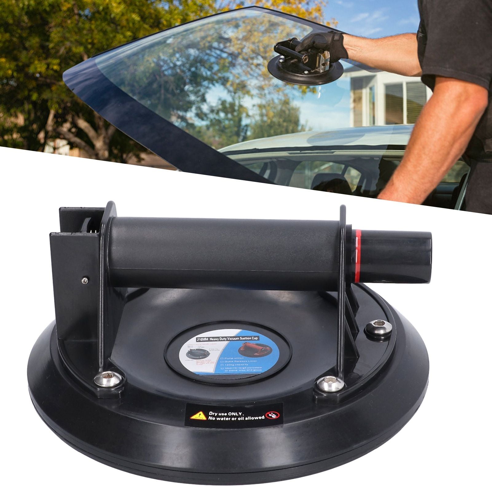 Pump Vacuum Suction Cup Heavy Duty Glass Lifter Tile Suction Cup Hand Pump Suction Cup for Woodworking V1294-YM0523-3114210136211