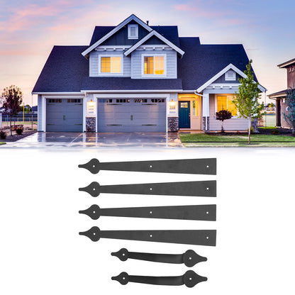 American Style Garage Handle Wrought Iron Garage Door Decoration Garage Door Hardware V1294-YM0523-3114210136311