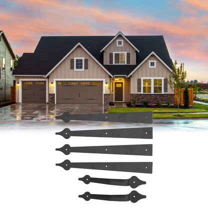 American Style Garage Handle Wrought Iron Garage Door Decoration Garage Door Hardware V1294-YM0523-3114210136311