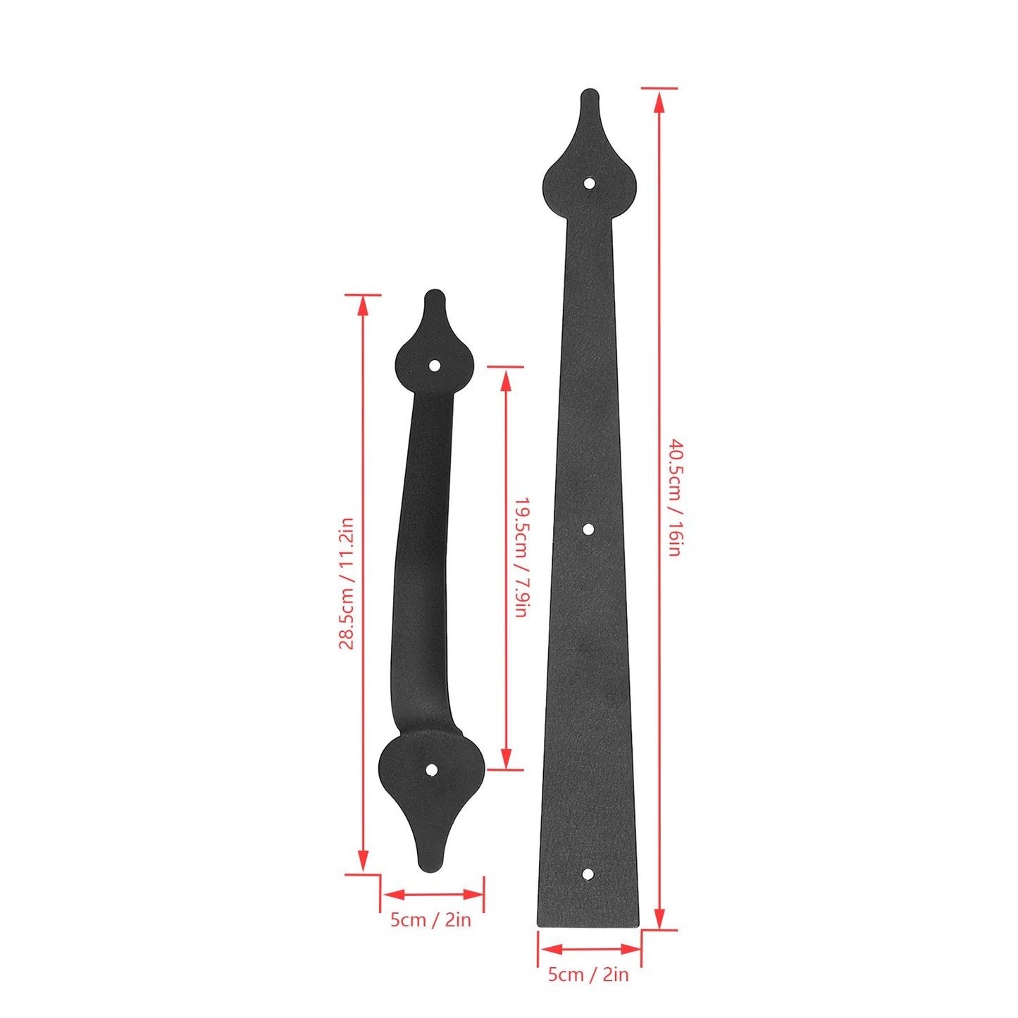 American Style Garage Handle Wrought Iron Garage Door Decoration Garage Door Hardware V1294-YM0523-3114210136311