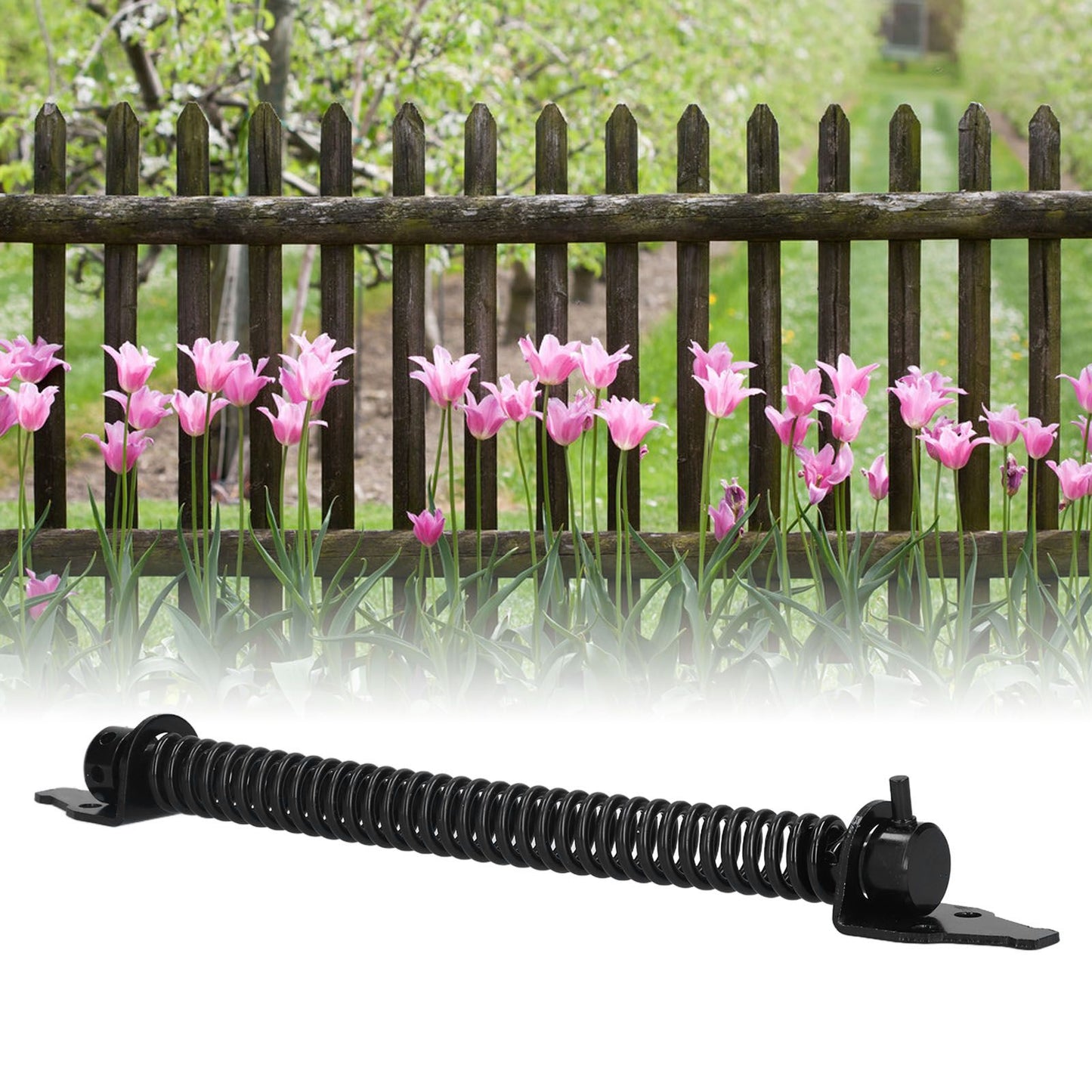 Self Closing Door Spring Set Carbon Steel Adjustable Gate Spring Hardware for Home Agricultural Fence V1294-YM0523-3114210136611