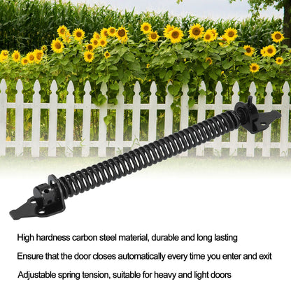Self Closing Door Spring Set Carbon Steel Adjustable Gate Spring Hardware for Home Agricultural Fence V1294-YM0523-3114210136611