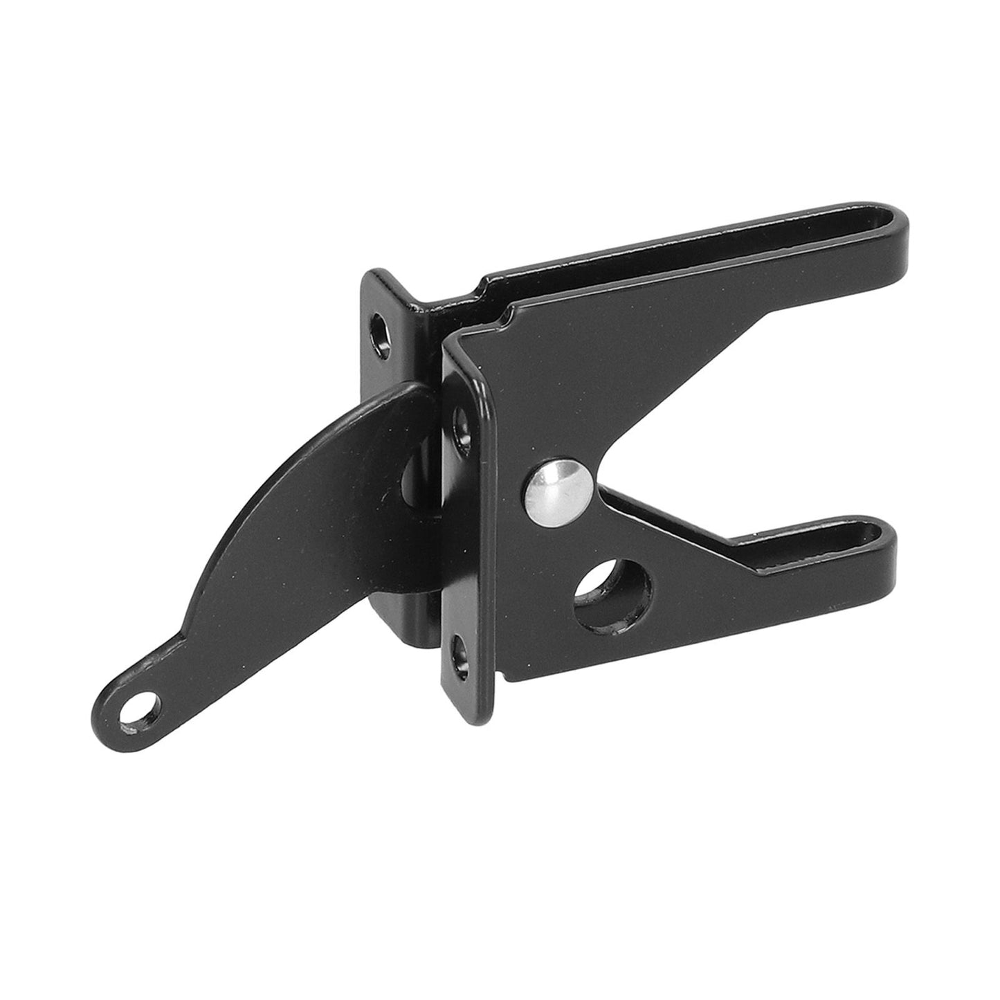 Iron Fence Lock Self Locking Gate Latch Hardware with Adjustable Cable for Garden Backyard Courtyard V1294-YM0523-3114210136711