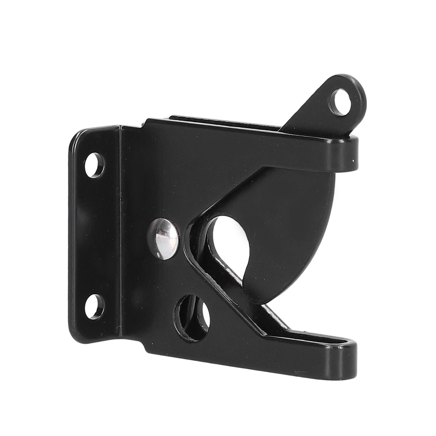 Iron Fence Lock Self Locking Gate Latch Hardware with Adjustable Cable for Garden Backyard Courtyard V1294-YM0523-3114210136711