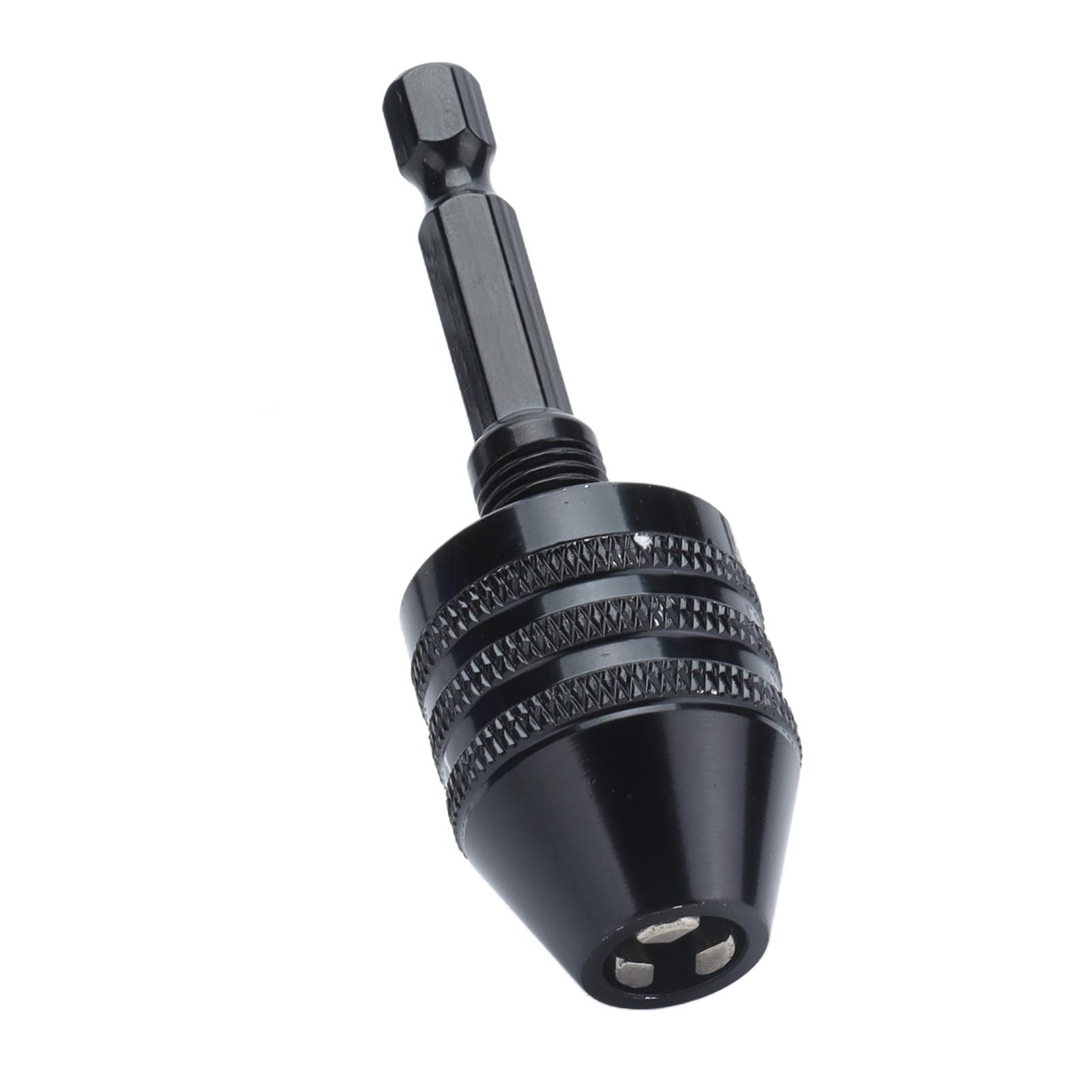 0.6-8mm Fast Change Hex Shank Drill Bit Chuck Aluminum Alloy Clamping Tool for Grinding Machine Screwdriver V1294-YM0523-3114210136911