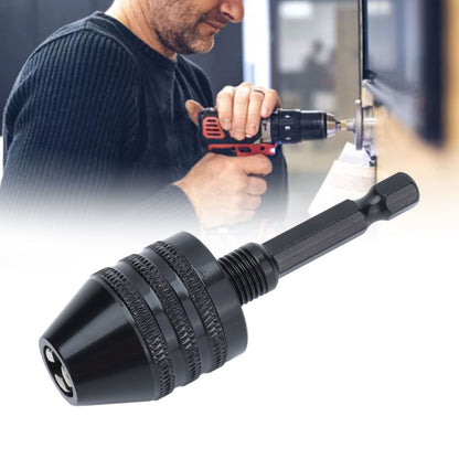 0.6-8mm Fast Change Hex Shank Drill Bit Chuck Aluminum Alloy Clamping Tool for Grinding Machine Screwdriver V1294-YM0523-3114210136911
