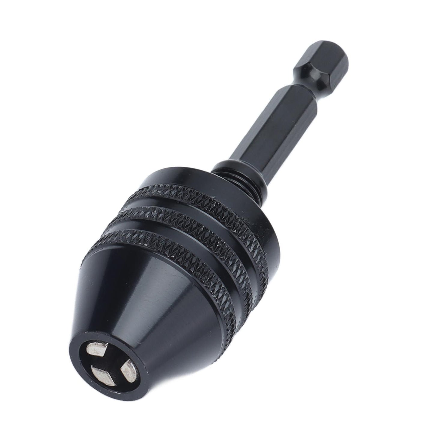 0.6-8mm Fast Change Hex Shank Drill Bit Chuck Aluminum Alloy Clamping Tool for Grinding Machine Screwdriver V1294-YM0523-3114210136911